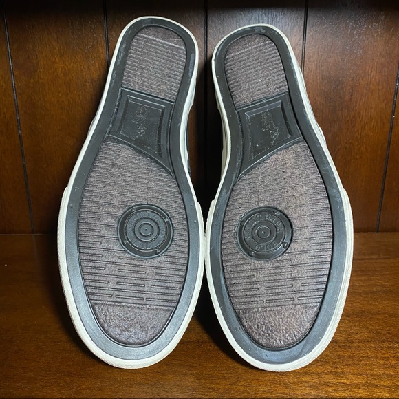 NEW! Polo Ralph Lauren Vito Leather Lace Canvas Shoes Size 8 - Picture 7 of 8